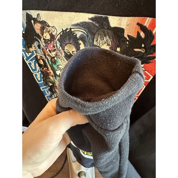 My Hero Academia Class 1-A 1-B Graphic Adult Crew Neck Sweatshirt Size XL* - Picture 6 of 6